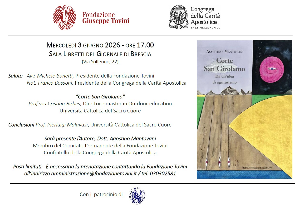 03/06/2026 - PRESENTAZIONE DEL VOLUME "CORTE SAN GIROLAMO" DEL DOTT. AGOSTINO MANTOVANI