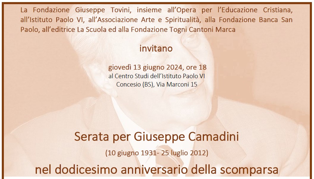 SERATA PER GIUSEPPE CAMADINI