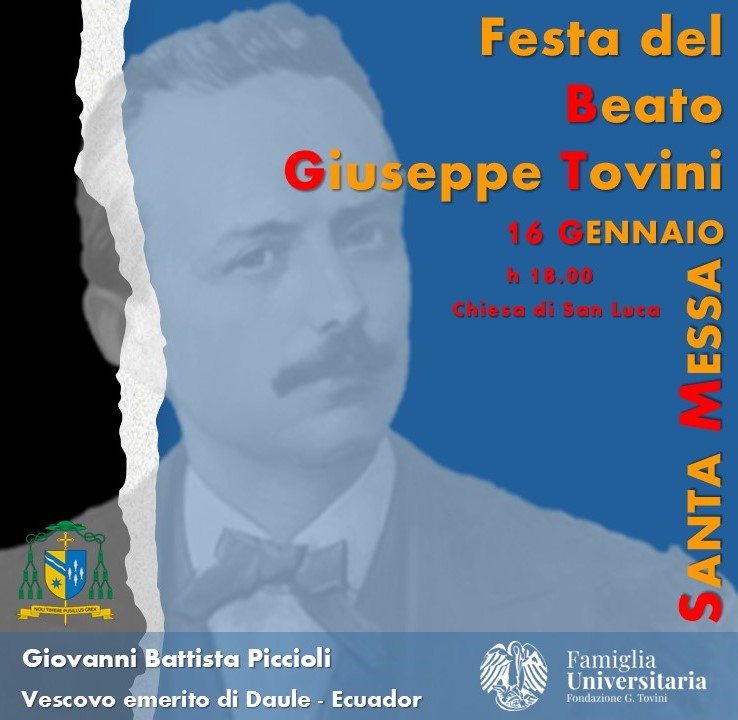 16/01/2025 - SANTA MESSA IN RICORDO DEL BEATO GIUSEPPE TOVINI